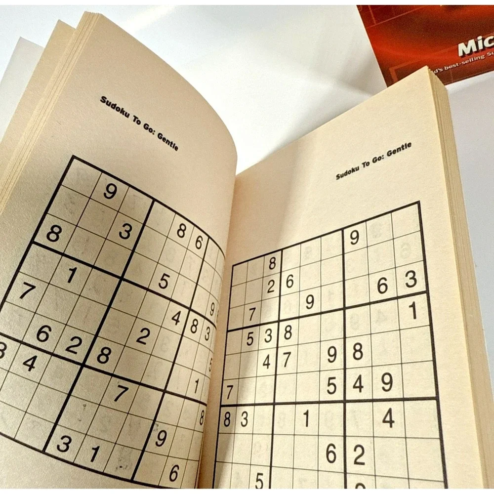 Michael Mepham The Sudoku Gift Box Set 4 Books 400 Puzzles Red Multi Logic Games